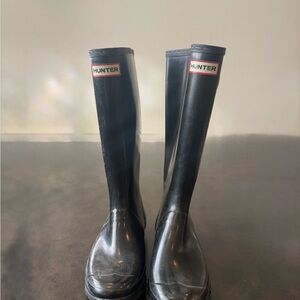 Hunter Original Tall Rain Boots – Black | UK 7 / US 8M–9F | EU 40/41